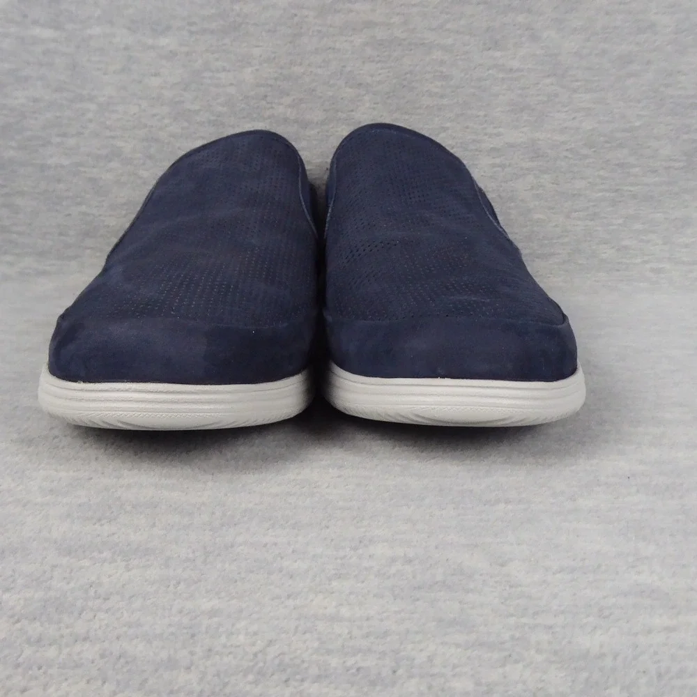 Samuel Hubbard Featherlight Olema Loafers Mens 9 M Blue Leather Slip On Shoes